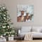 Stupell Industries Winter Reindeer Holiday Landscape Canvas Wall Art
